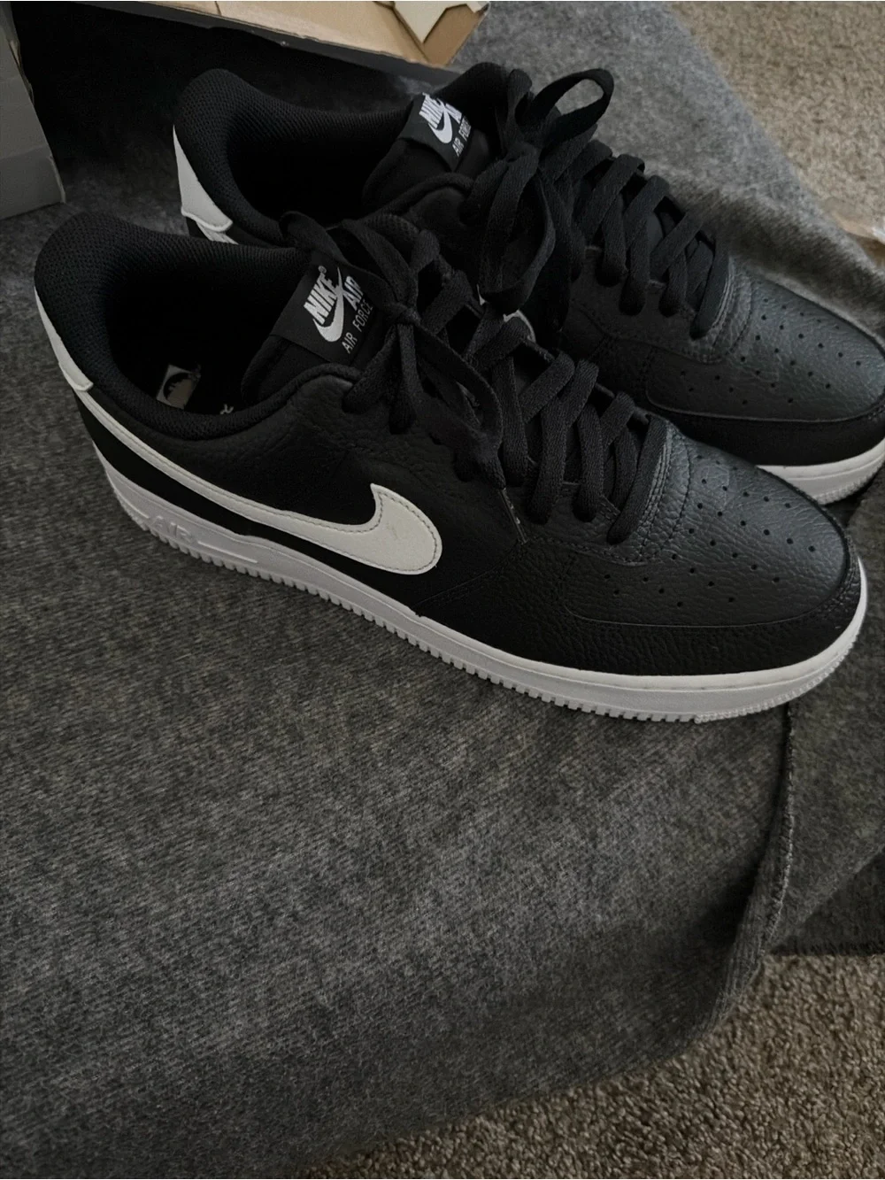 Nike Black and White Air Force 1